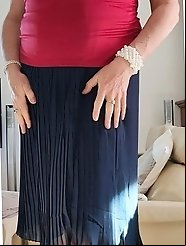 Valisere46s latest fashion haul: a new dress and panty set in 2024.