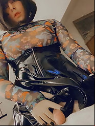 New goth skirt and feeling girly and sexy